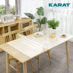 Tischfolie Transparent Mattiert Mit Abgeschrägter Kante | Imperial | Wasserdichte Schutzfolie Für Tische | Individueller Zuschnitt 17 Tischfolie Transparent Mattiert Mit Abgeschrägter Kante | Imperial | Wasserdichte Schutzfolie Für Tische | Individueller Zuschnitt -Floordirekt TransparenteMatteTischfolieImperial 8