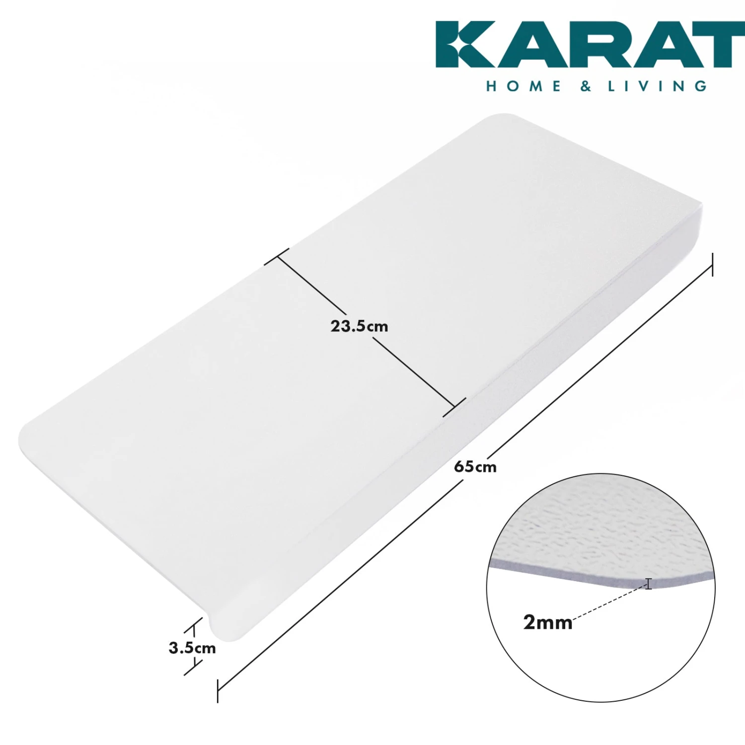 Stufenmatte | Arktik | Halbrund Oder Rechteckig | Transparenter Treppenschutz Für Innenbereiche 12 Stufenmatte | Arktik | Halbrund Oder Rechteckig | Transparenter Treppenschutz Für Innenbereiche – Bild 10