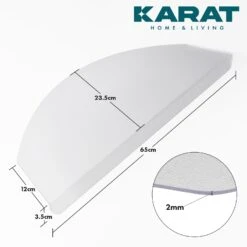 Stufenmatte | Arktik | Halbrund Oder Rechteckig | Transparenter Treppenschutz Für Innenbereiche 18 Stufenmatte | Arktik | Halbrund Oder Rechteckig | Transparenter Treppenschutz Für Innenbereiche -Floordirekt TransparenteStufenmatte 3