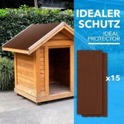 Trapezblech | Wand- & Dachverkleidung | Profilblech | 15 Stück | 115 X 45 Cm 40 Trapezblech | Wand- & Dachverkleidung | Profilblech | 15 Stück | 115 X 45 Cm -Floordirekt Trapezblech Kupferbraun 03.3