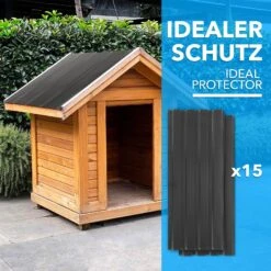 Trapezblech | Wand- & Dachverkleidung | Profilblech | 15 Stück | 115 X 45 Cm 26 Trapezblech | Wand- & Dachverkleidung | Profilblech | 15 Stück | 115 X 45 Cm -Floordirekt Trapezblech grau 04