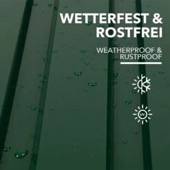 Trapezblech | Wand- & Dachverkleidung | Profilblech | 15 Stück | 115 X 45 Cm 30 Trapezblech | Wand- & Dachverkleidung | Profilblech | 15 Stück | 115 X 45 Cm -Floordirekt Trapezblech gruen 05