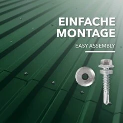 Trapezblech | Wand- & Dachverkleidung | Profilblech | 15 Stück | 115 X 45 Cm 31 Trapezblech | Wand- & Dachverkleidung | Profilblech | 15 Stück | 115 X 45 Cm -Floordirekt Trapezblech gruen 06