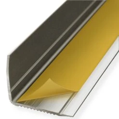 Stufenkantenprofil Integral | Form: L | Selbstklebend 27 Stufenkantenprofil Integral | Form: L | Selbstklebend -Floordirekt Treppenwinkel Hell Bronze Kleberstreifen