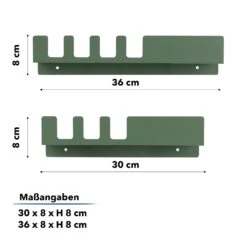 Wandregal Metall | Pink Oder Grün | 2er Set 21 Wandregal Metall | Pink Oder Grün | 2er Set -Floordirekt Wall shelf set of 2 B gruen 01 3daf3871 6f0a 449a 8bad d818d565a2df