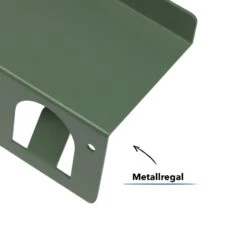 Wandregal Metall Mit Haken | Pink Oder Grün | 2er Set 24 Wandregal Metall Mit Haken | Pink Oder Grün | 2er Set -Floordirekt Wall shelf set of 2 B gruen 03