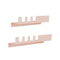 Wandregal Metall | Pink Oder Grün | 2er Set 24 Wandregal Metall | Pink Oder Grün | 2er Set -Floordirekt Wall shelf set of 2 B pink 02