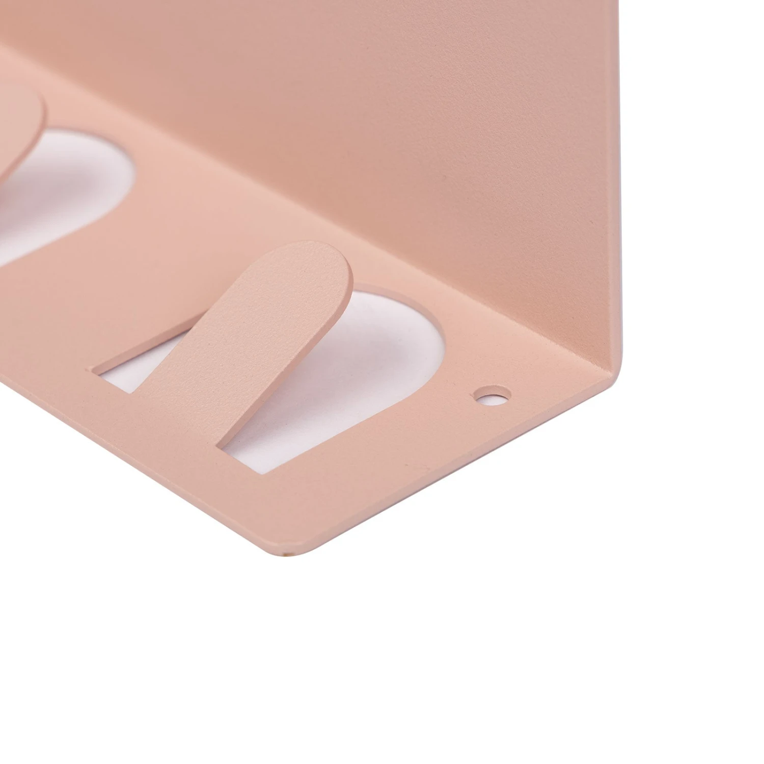 Wandregal Metall Mit Haken | Pink Oder Grün | 2er Set 5 Wandregal Metall Mit Haken | Pink Oder Grün | 2er Set – Bild 3