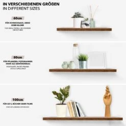 Wandboard Stockholm | Elegantes Wandregal | Individuell Einsetzbar 39 Wandboard Stockholm | Elegantes Wandregal | Individuell Einsetzbar -Floordirekt WandregalStockholm holzdunkel 03
