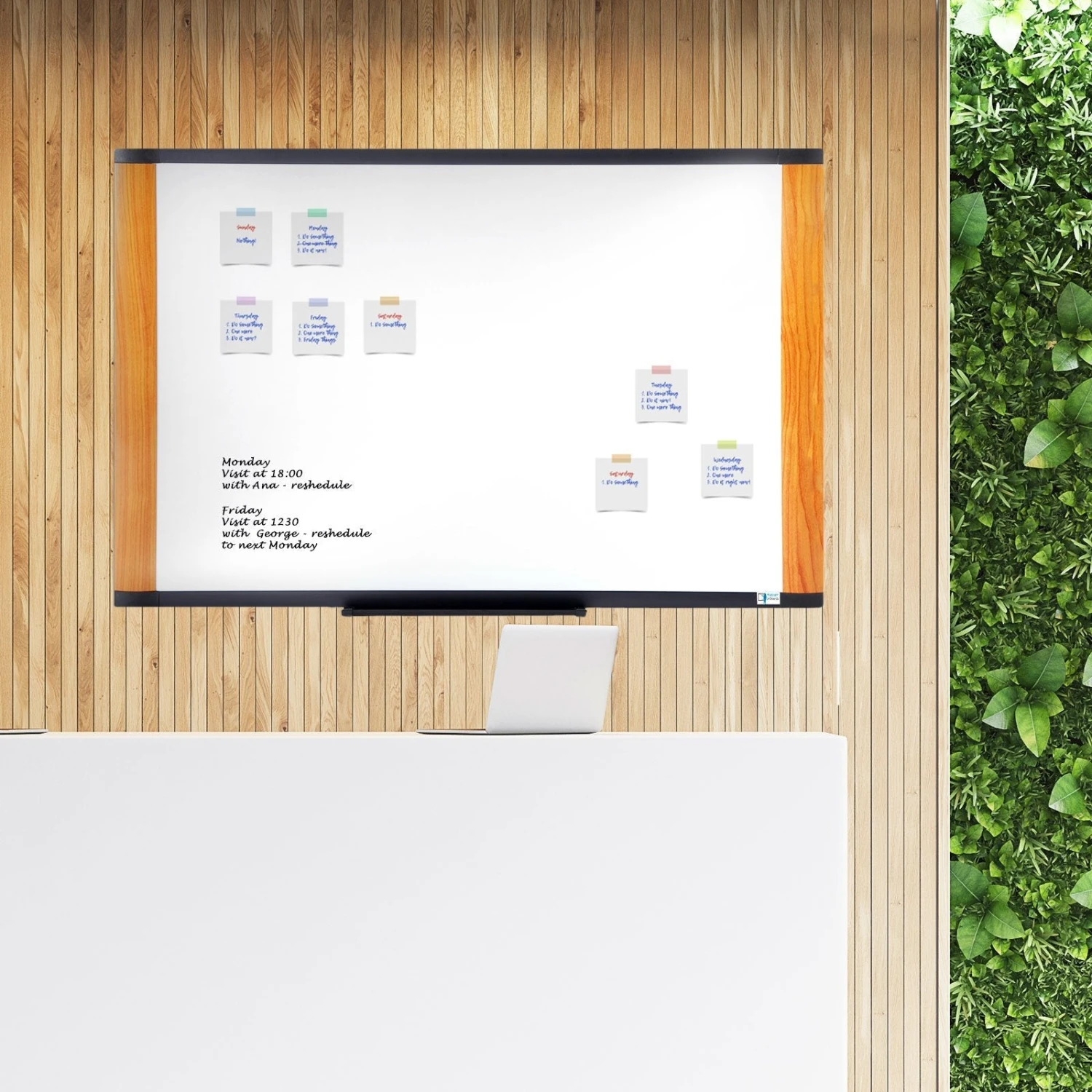 Whiteboard Pearl | Lackiert | Magnetboard Mit Alu-Profilrahmen 4 Whiteboard Pearl | Lackiert | Magnetboard Mit Alu-Profilrahmen – Bild 2