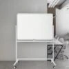 Whiteboard Stanford PRO | Extra Kratzfest | Speziallackiert | Mobil & Drehbar