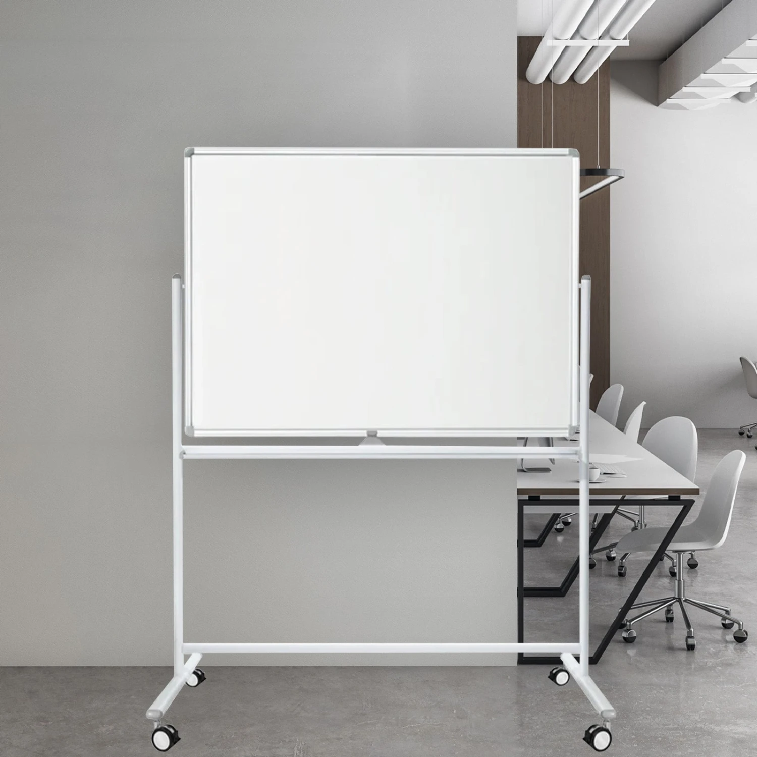 Whiteboard Stanford PRO | Extra Kratzfest | Speziallackiert | Mobil & Drehbar 3 Whiteboard Stanford PRO | Extra Kratzfest | Speziallackiert | Mobil & Drehbar