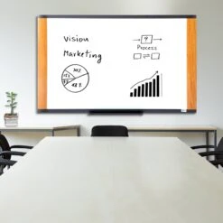 Whiteboard Pearl | Lackiert | Magnetboard Mit Alu-Profilrahmen 35 Whiteboard Pearl | Lackiert | Magnetboard Mit Alu-Profilrahmen -Floordirekt Whitebord pearl cherry 04