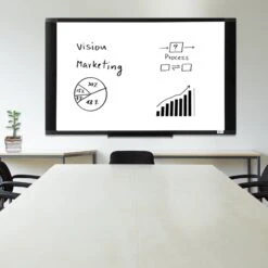 Whiteboard Pearl | Lackiert | Magnetboard Mit Alu-Profilrahmen 25 Whiteboard Pearl | Lackiert | Magnetboard Mit Alu-Profilrahmen -Floordirekt Whitebord pearl schwarz 05