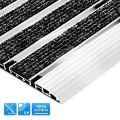 Alu-Türmatte | Elegant Mat | Alu-Profile + Textilfaser-Rips 8 Alu-Türmatte | Elegant Mat | Alu-Profile + Textilfaser-Rips -Floordirekt alu turmatte elegant mat alu profile textilfaser rips 493603