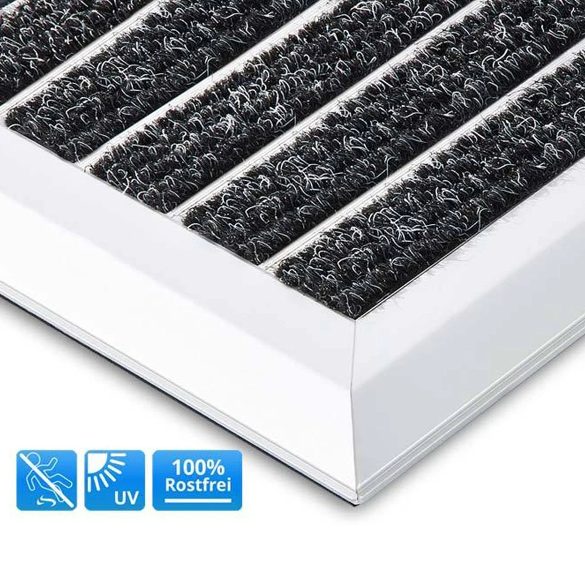 Alu-Türmatte | Optimum Mat | Textilfaser-Rips 5 Alu-Türmatte | Optimum Mat | Textilfaser-Rips – Bild 3