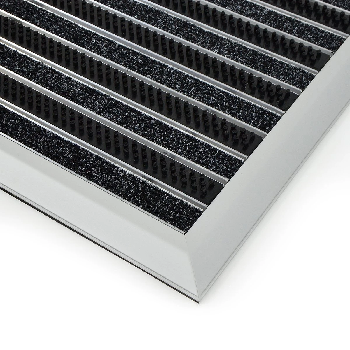 Alu-Türmatte | Optimum Mat | Textilfaser-Rips + Bürsten 5 Alu-Türmatte | Optimum Mat | Textilfaser-Rips + Bürsten – Bild 3
