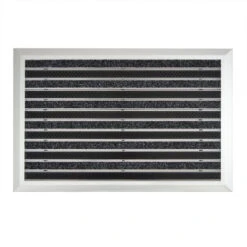 Alu-Türmatte | Optimum Mat | Textilfaser-Rips + Bürsten