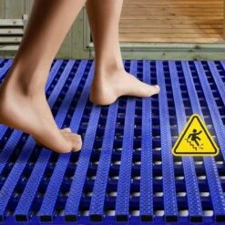 Floordirekt 13 Antirutschmatte Aqua-Grip Für Barfußzonen | Antibakterielle Beschaffenheit | 12 Mm