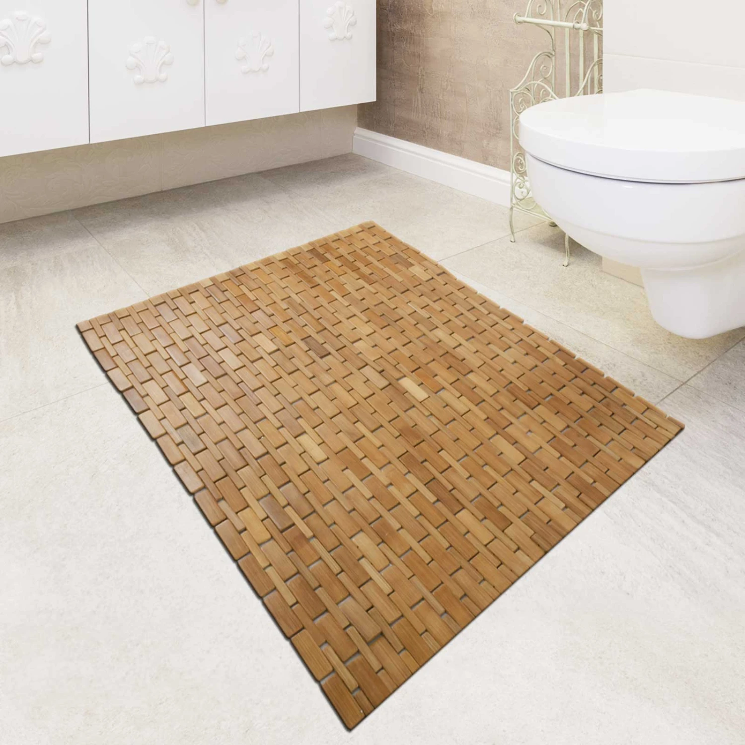 Bambus-Badematte | Mia | Holzbadematte Mit Hoher Stabilität Und Festigkeit 3 Bambus-Badematte | Mia | Holzbadematte Mit Hoher Stabilität Und Festigkeit