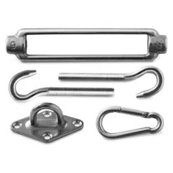 Befestigungs-Set Für Sonnensegel | Für Drei- Und Viereckige Sonnensegel