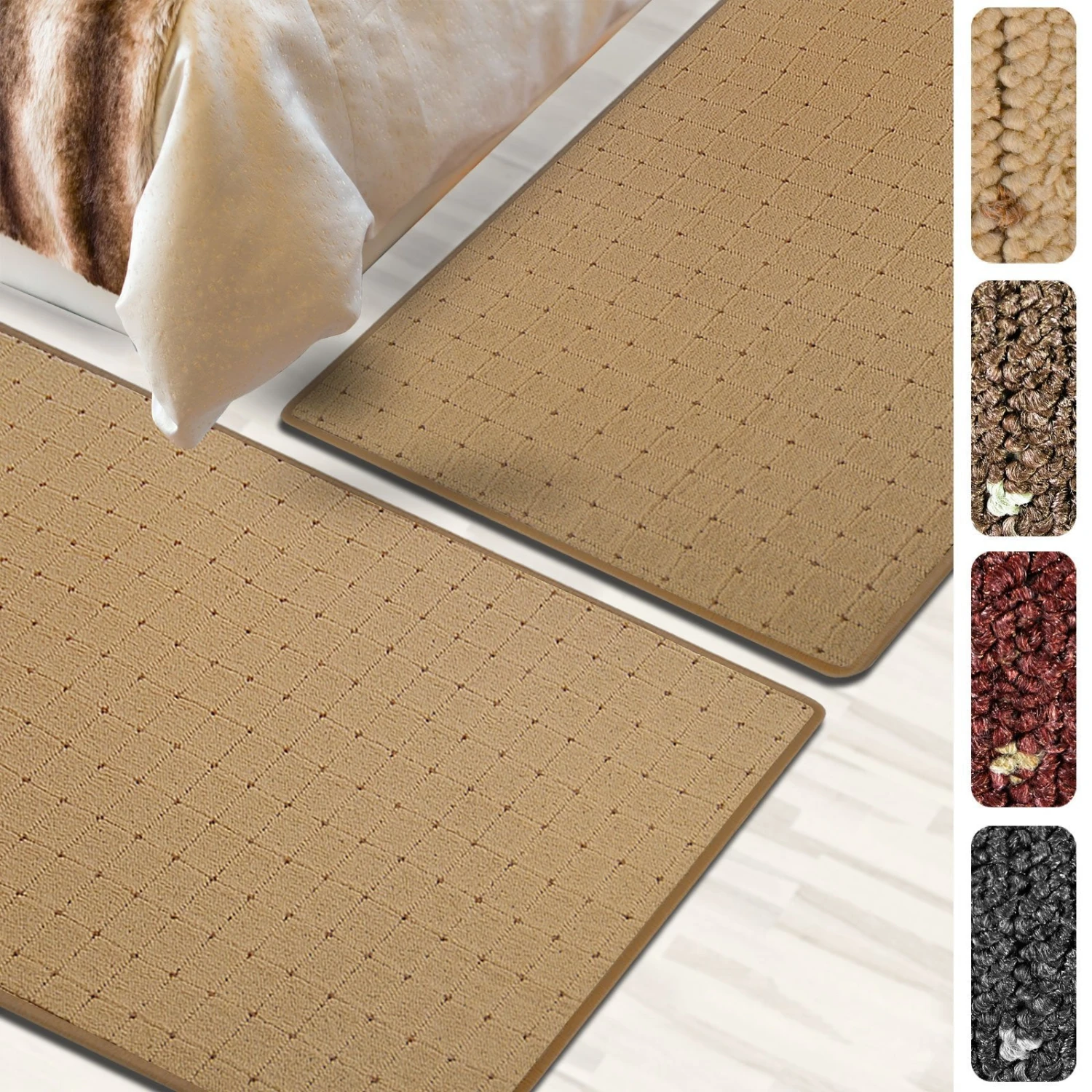 Bettumrandung | Rapido | 3-teiliges Set Aus Polypropylen | Schalldämmend 12 Bettumrandung | Rapido | 3-teiliges Set Aus Polypropylen | Schalldämmend – Bild 10