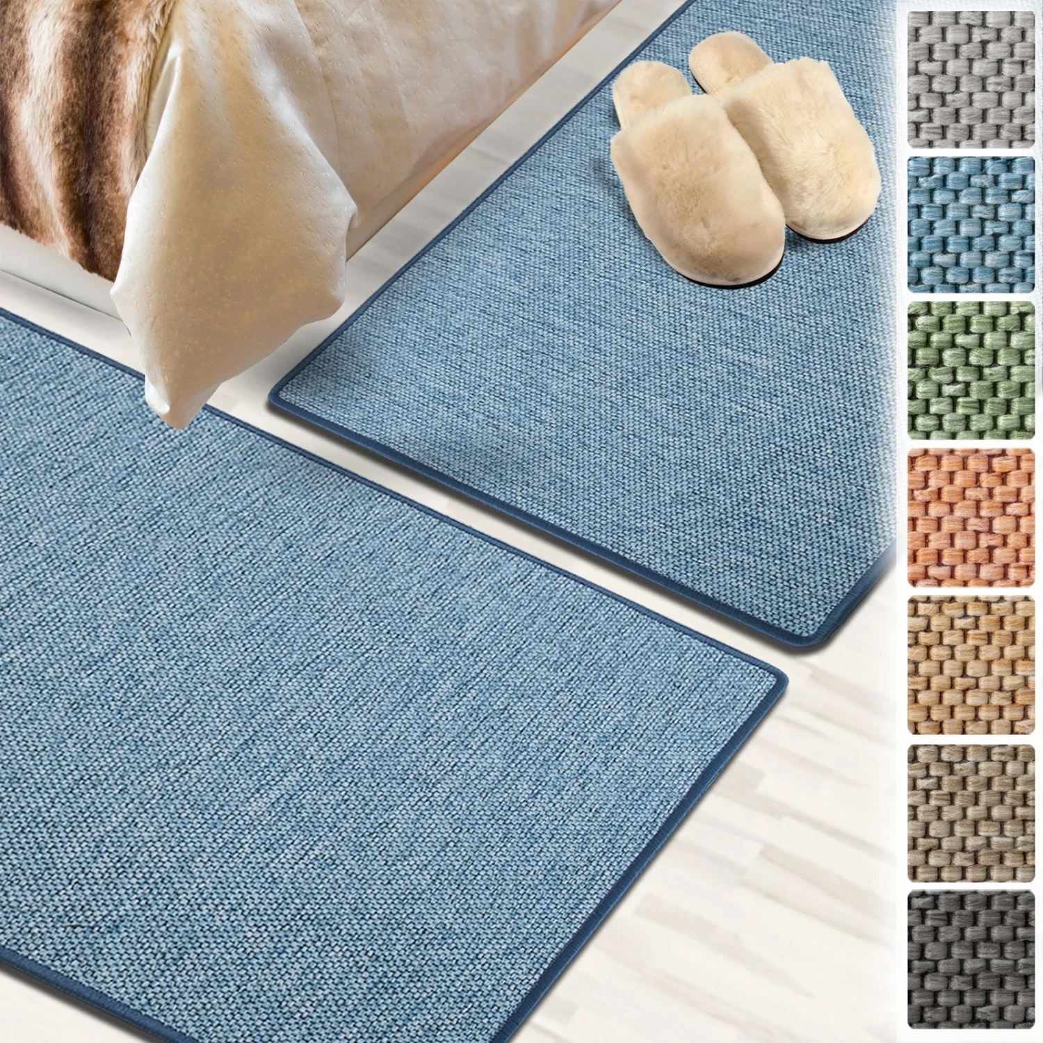 Bettumrandung | Sabang | Sisal-Optik | 3-teilige Teppichbrücke 15 Bettumrandung | Sabang | Sisal-Optik | 3-teilige Teppichbrücke – Bild 13