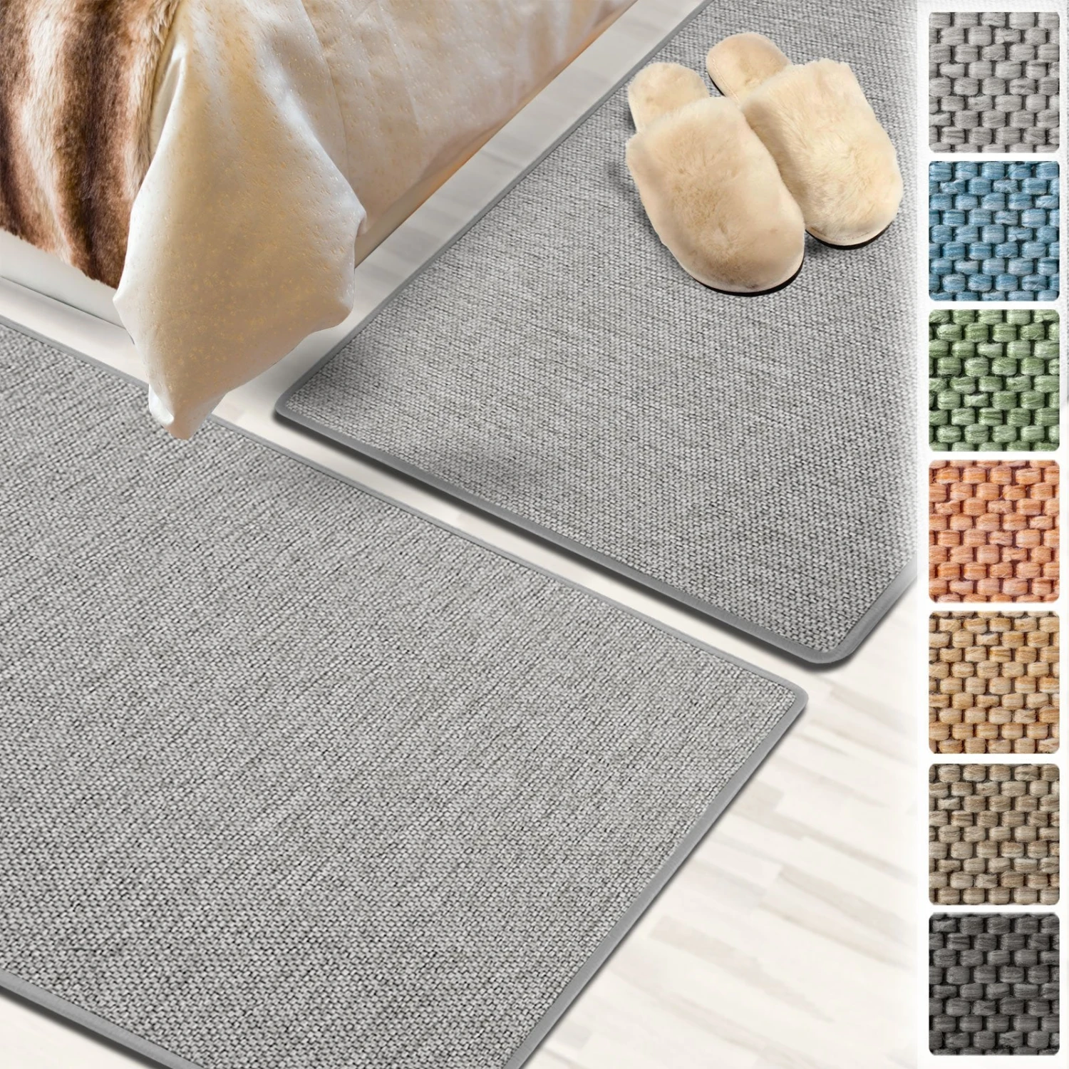 Bettumrandung | Sabang | Sisal-Optik | 3-teilige Teppichbrücke 11 Bettumrandung | Sabang | Sisal-Optik | 3-teilige Teppichbrücke – Bild 9