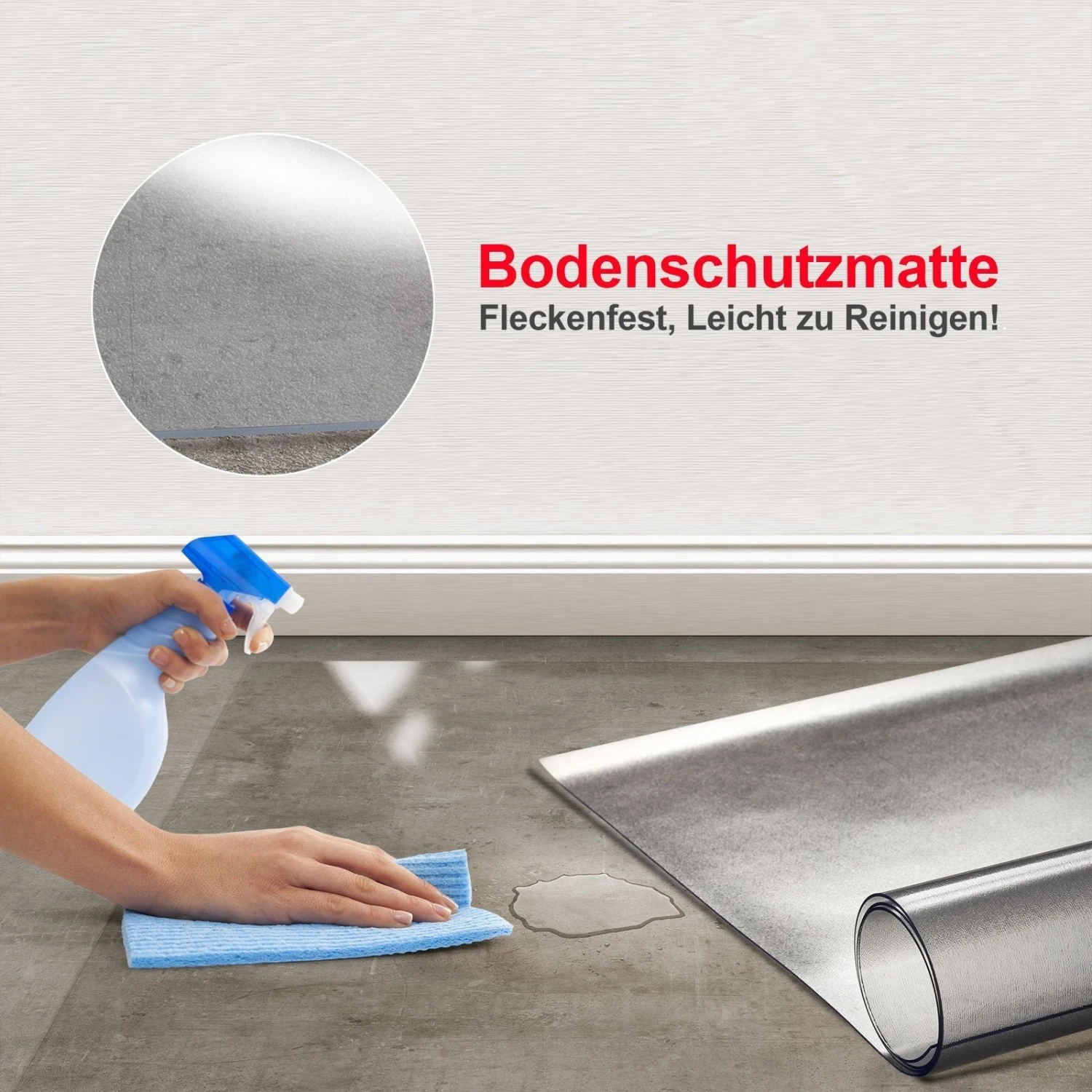 Bodenschutzmatte Für Hartböden | Neo Premium | Halbtransparent 8 Bodenschutzmatte Für Hartböden | Neo Premium | Halbtransparent – Bild 6