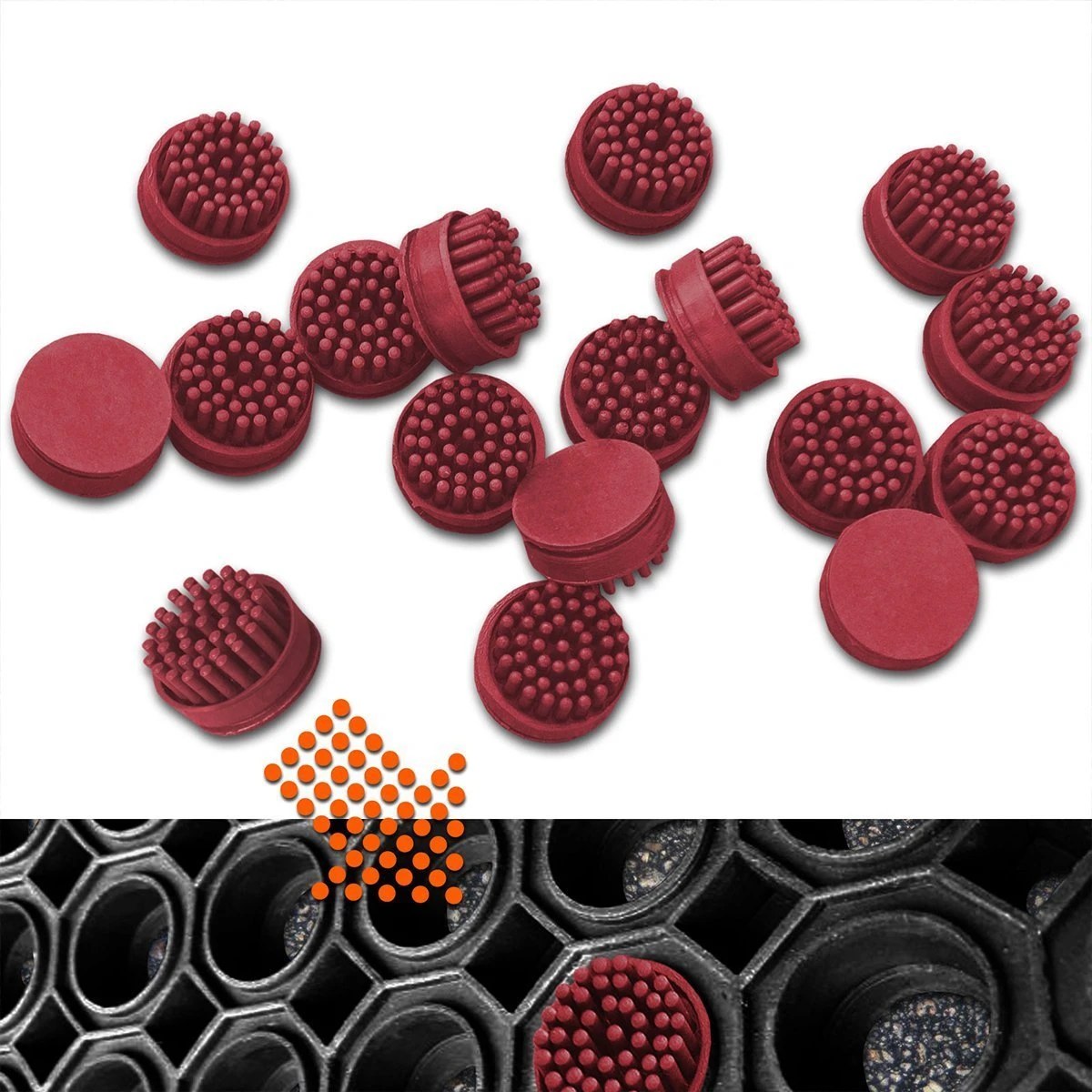 Bürsteneinsätze Für Ringmatte Octagon | Wetterfest | 10 Er Set 12 Bürsteneinsätze Für Ringmatte Octagon | Wetterfest | 10 Er Set – Bild 10