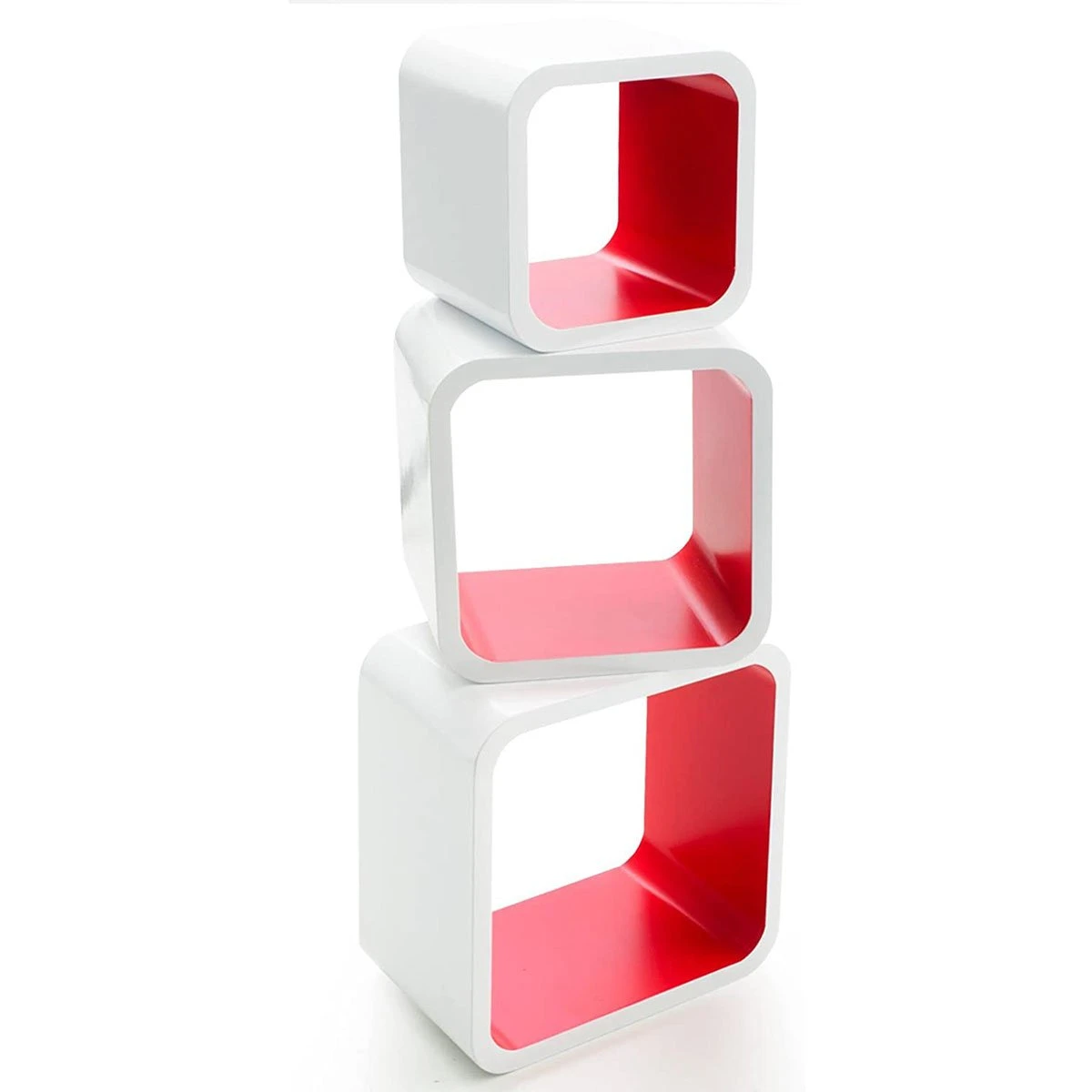 Cube Regal Cambridge | 3-teiliges Wandregal | Hochglanz 7 Cube Regal Cambridge | 3-teiliges Wandregal | Hochglanz – Bild 5