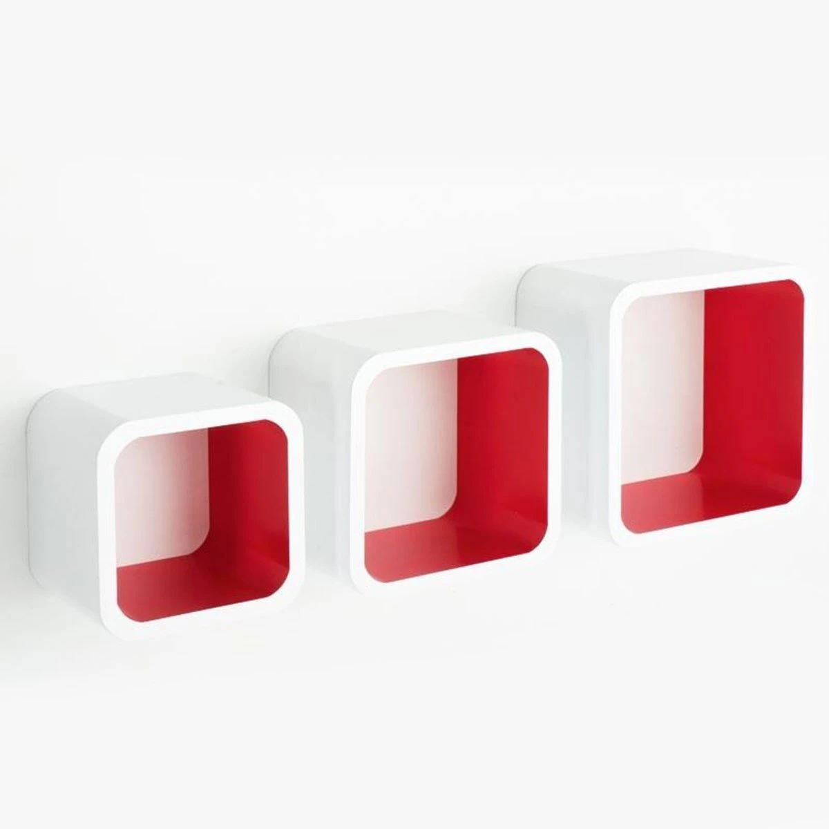 Cube Regal Cambridge | 3-teiliges Wandregal | Hochglanz 4 Cube Regal Cambridge | 3-teiliges Wandregal | Hochglanz – Bild 2