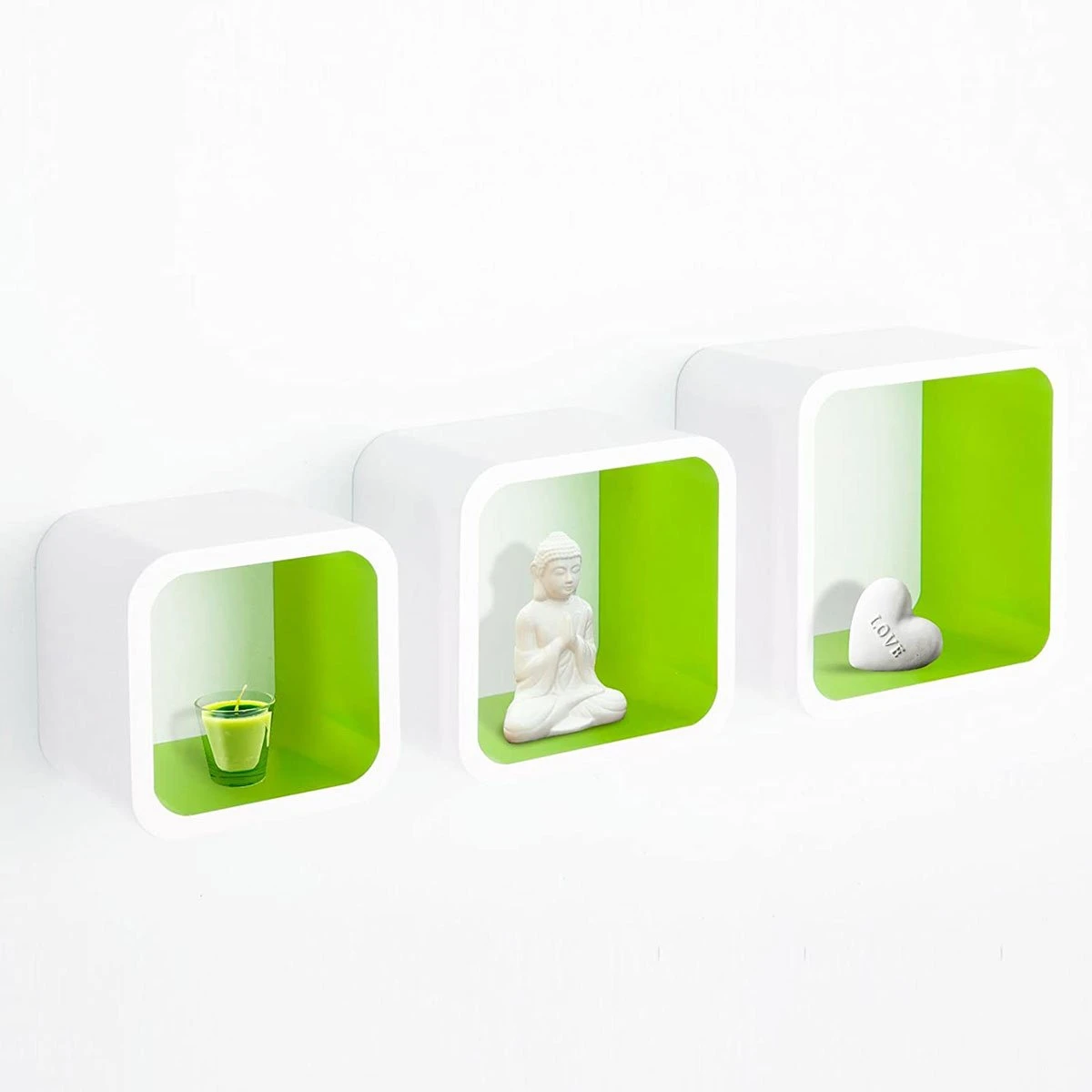 Cube Regal Cambridge | 3-teiliges Wandregal | Hochglanz 3 Cube Regal Cambridge | 3-teiliges Wandregal | Hochglanz