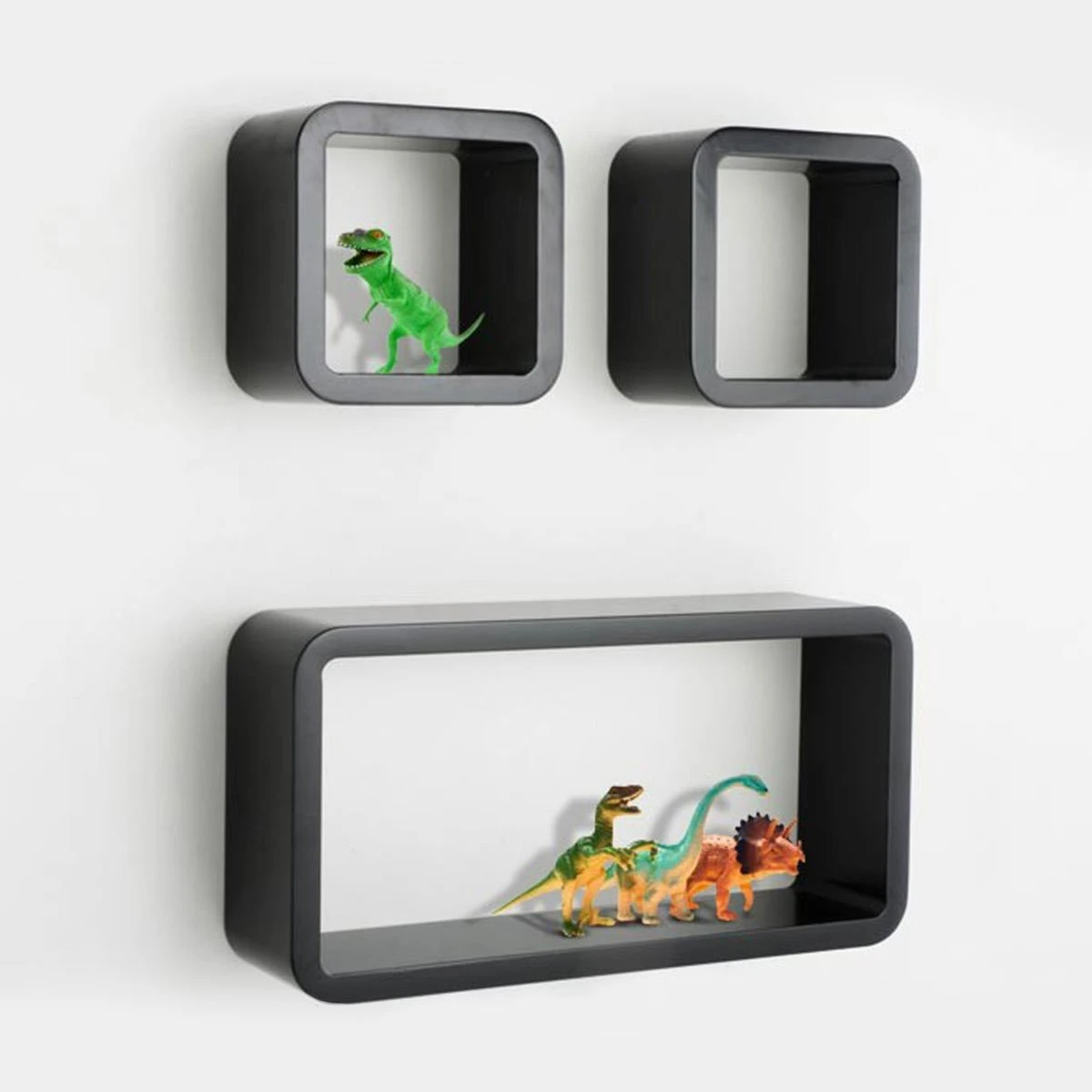 Cube Regal Oxford | 3-teiliges Wandregal | Freischwebender Eindruck 13 Cube Regal Oxford | 3-teiliges Wandregal | Freischwebender Eindruck – Bild 12