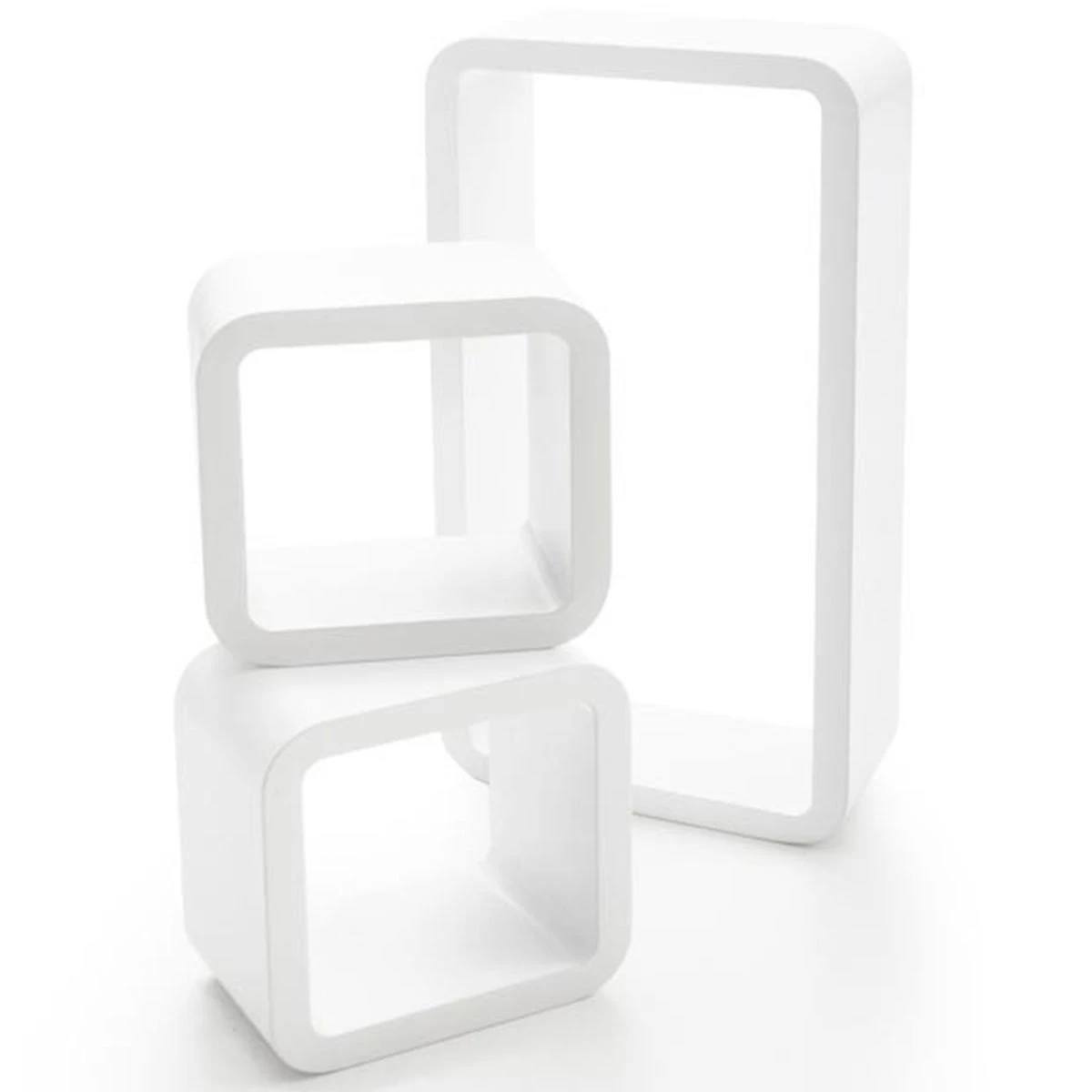 Cube Regal Oxford | 3-teiliges Wandregal | Freischwebender Eindruck 8 Cube Regal Oxford | 3-teiliges Wandregal | Freischwebender Eindruck – Bild 7