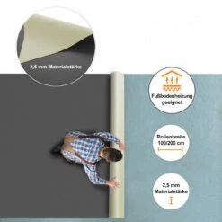 CV-Belag | Expotop | Anthrazit | Extra Abriebsfester PVC Bodenbelag 14 CV-Belag | Expotop | Anthrazit | Extra Abriebsfester PVC Bodenbelag -Floordirekt cv belag expotop zuschnitt anthrazit verschiedene breiten 524672