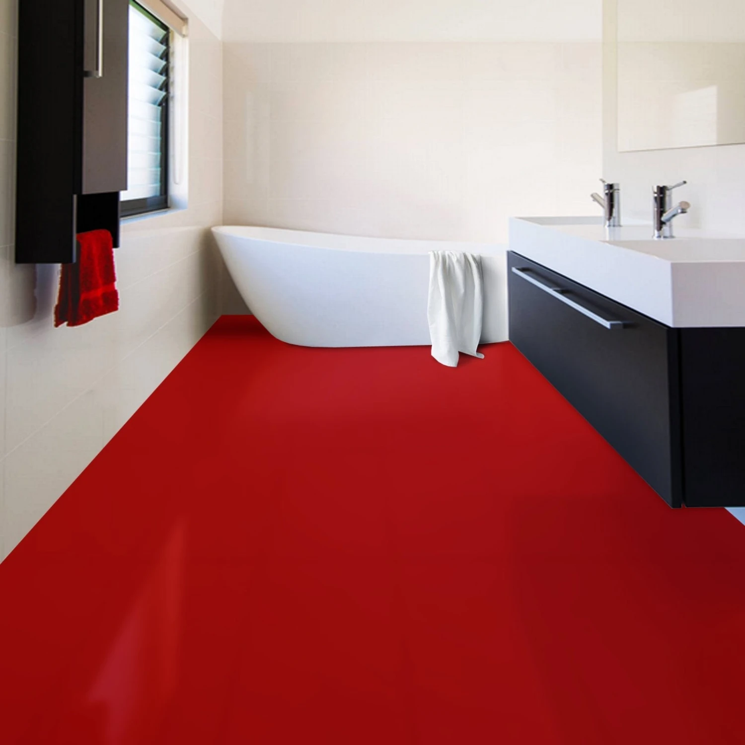 CV-Belag | Expotop | Rot | Extra Abriebsfester PVC Bodenbelag 6 CV-Belag | Expotop | Rot | Extra Abriebsfester PVC Bodenbelag – Bild 4