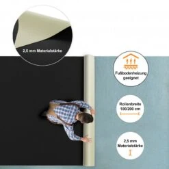 CV-Belag | Expotop | Schwarz | Extra Abriebsfester PVC Bodenbelag 14 CV-Belag | Expotop | Schwarz | Extra Abriebsfester PVC Bodenbelag -Floordirekt cv belag expotop zuschnitt schwarz verschiedene breiten 321416