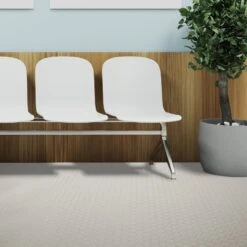 CV-Belag Fairplay | Kreise | Hellgrau | Extra Abriebsfester PVC Bodenbelag -Floordirekt cv belag fairplay zuschnitt kreise hellgrau verschiedene breiten 299321