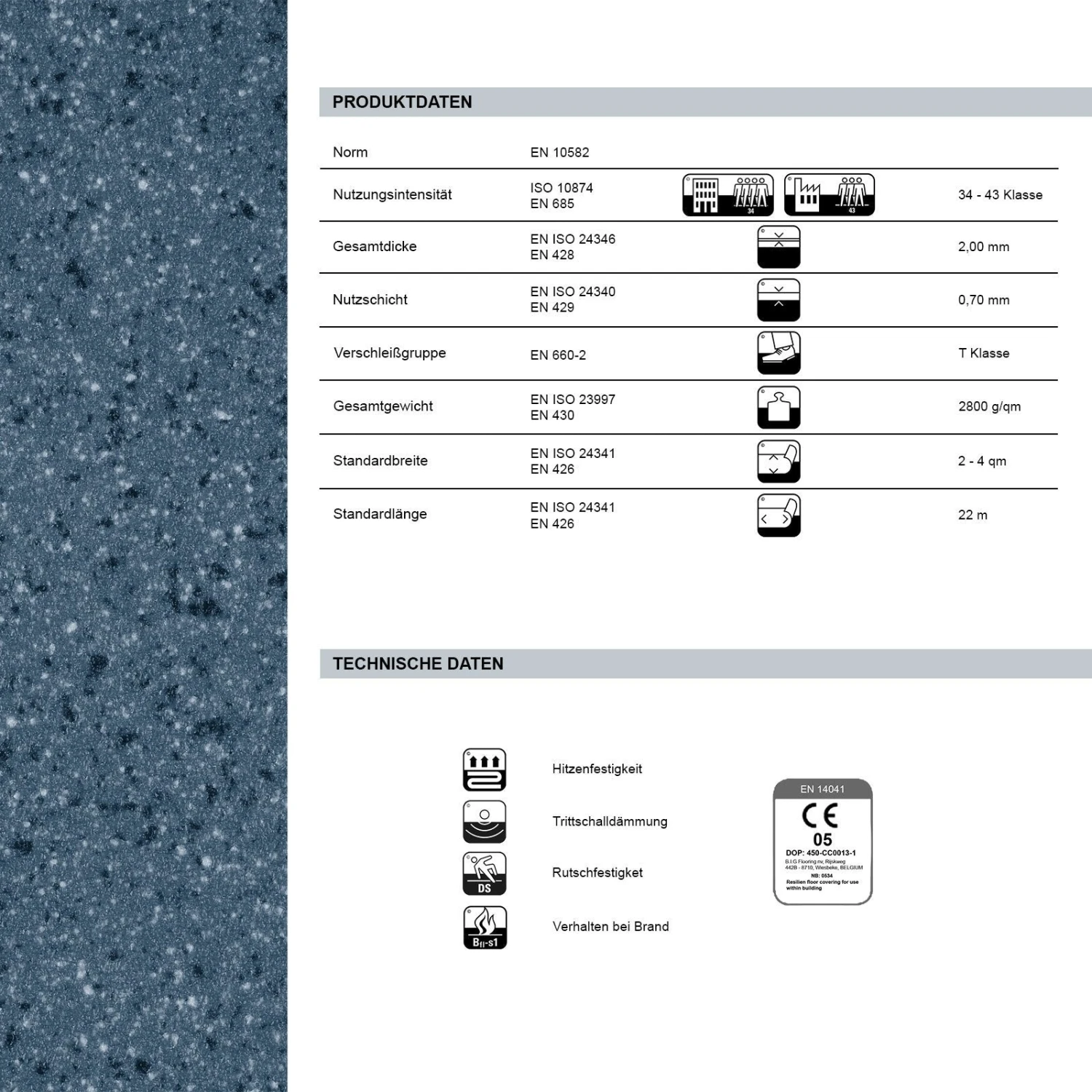 CV-Belag Xtreme | Mira 707M | Extra Abriebsfester PVC Bodenbelag 8 CV-Belag Xtreme | Mira 707M | Extra Abriebsfester PVC Bodenbelag – Bild 6