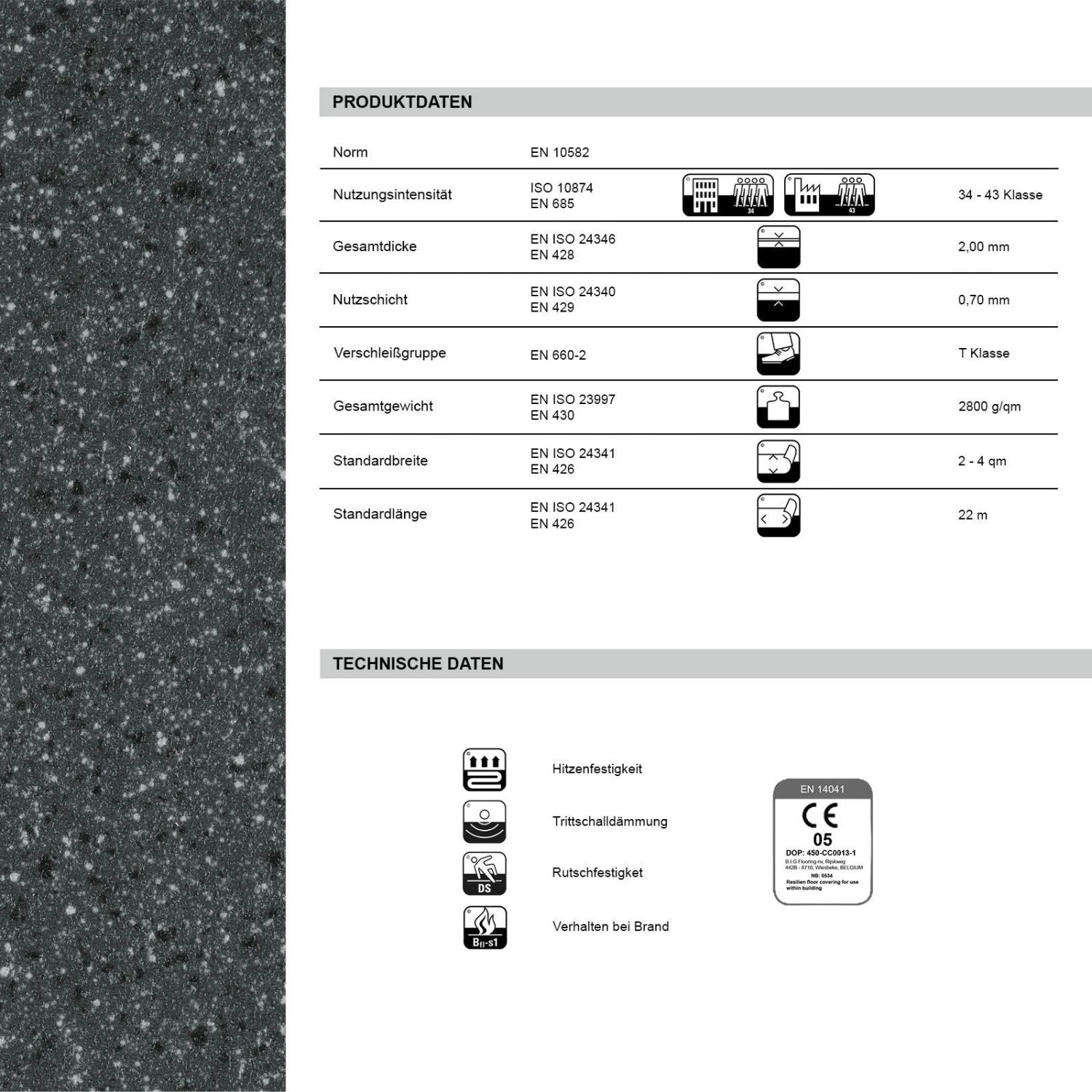 CV-Belag Xtreme | Mira 990D | Extra Abriebsfester PVC Bodenbelag 8 CV-Belag Xtreme | Mira 990D | Extra Abriebsfester PVC Bodenbelag – Bild 6