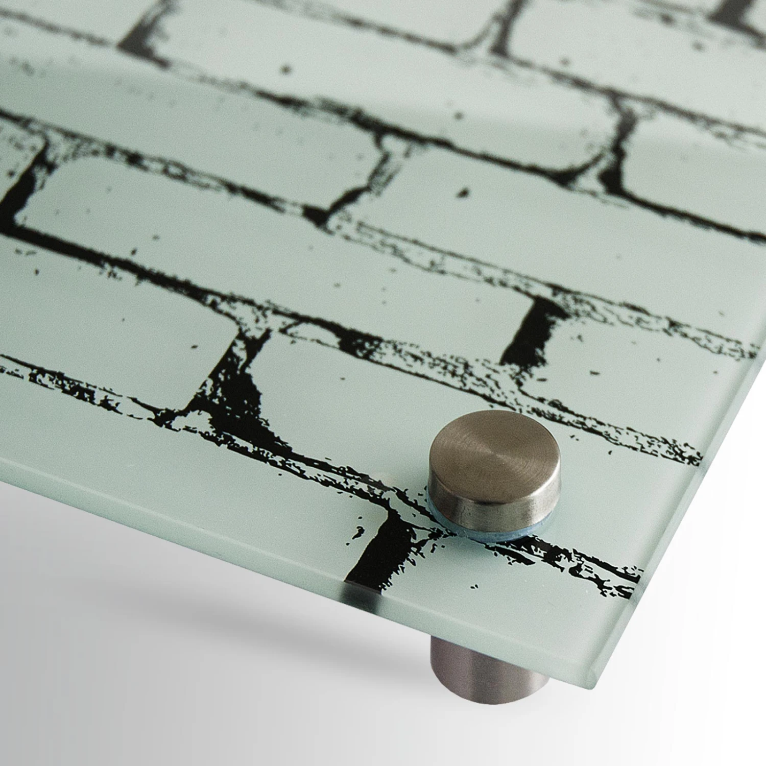 Design-Glas-Memoboard | Brick | Für Zuhause Oder Im Büro 4 Design-Glas-Memoboard | Brick | Für Zuhause Oder Im Büro – Bild 2