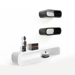 Design-Regal Lennon | 3-teiliges Wandset | Modernes Cube-Design