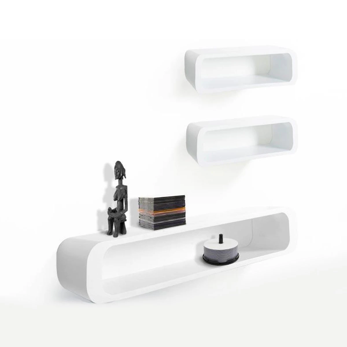 Design-Regal Lennon | 3-teiliges Wandset | Modernes Cube-Design 8 Design-Regal Lennon | 3-teiliges Wandset | Modernes Cube-Design – Bild 6