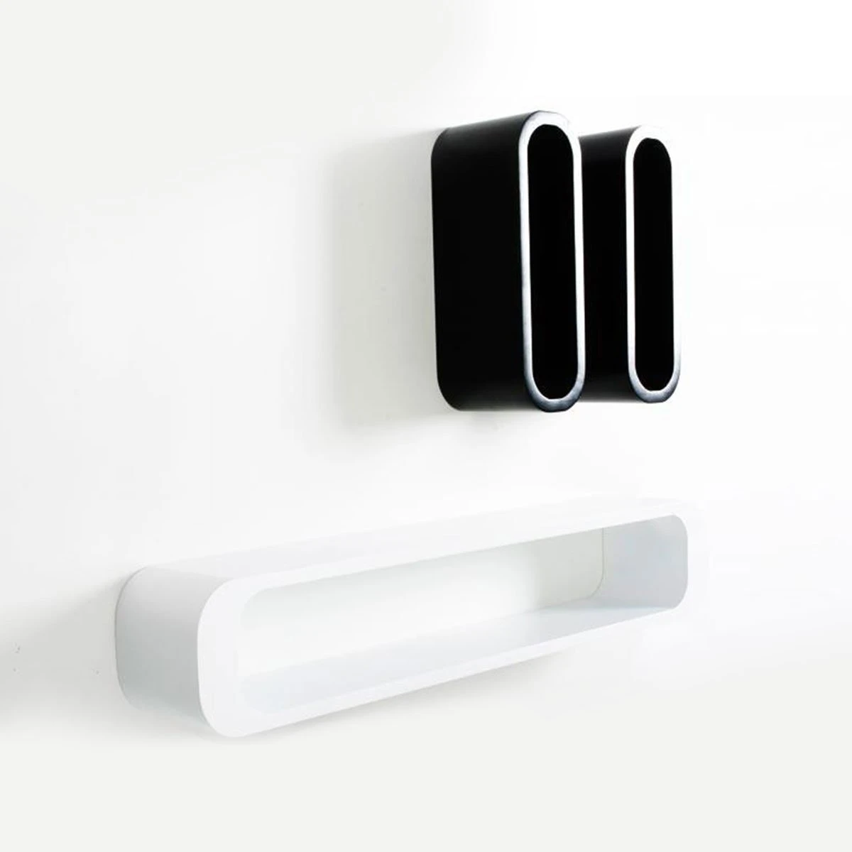 Design-Regal Lennon | 3-teiliges Wandset | Modernes Cube-Design 4 Design-Regal Lennon | 3-teiliges Wandset | Modernes Cube-Design – Bild 2