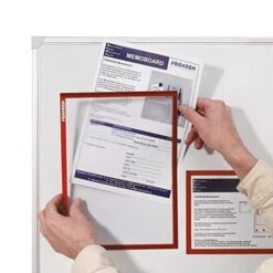 Dokumentenhalter | Selbstklebend | A4 Oder A5 | 5er-Set 14 Dokumentenhalter | Selbstklebend | A4 Oder A5 | 5er-Set -Floordirekt dokumentenhalter selbstklebend a5 oder a4 5er set 4 farben 837616