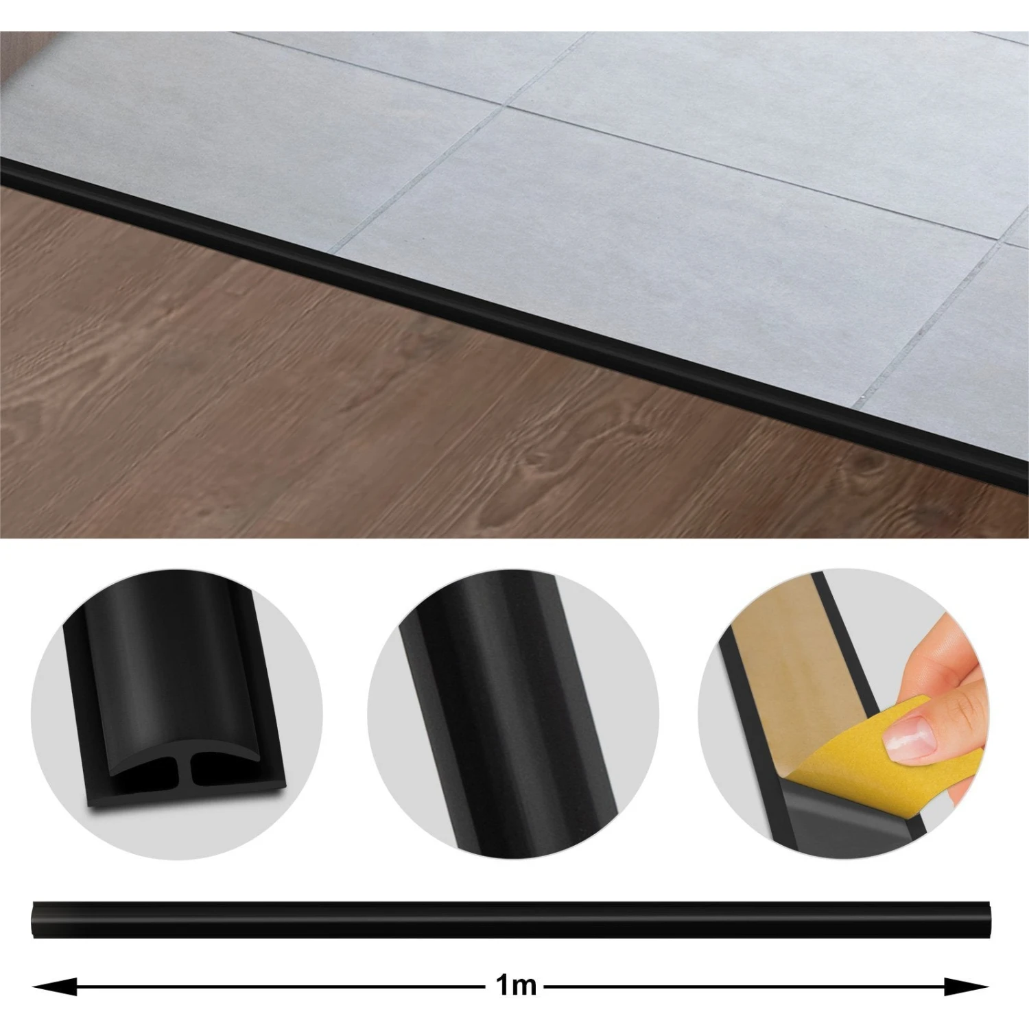 Doppeleinfassleiste Jersey | Selbstklebend | 24 X 35 Mm 10 Doppeleinfassleiste Jersey | Selbstklebend | 24 X 35 Mm – Bild 8