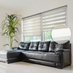 Doppelrollo | Mini Day & Night | Moderner Sichtschutz | Ohne Bohren 33 Doppelrollo | Mini Day & Night | Moderner Sichtschutz | Ohne Bohren -Floordirekt doppelrollo mini day night breiten 45 bis 120 cm 6 farben 531089