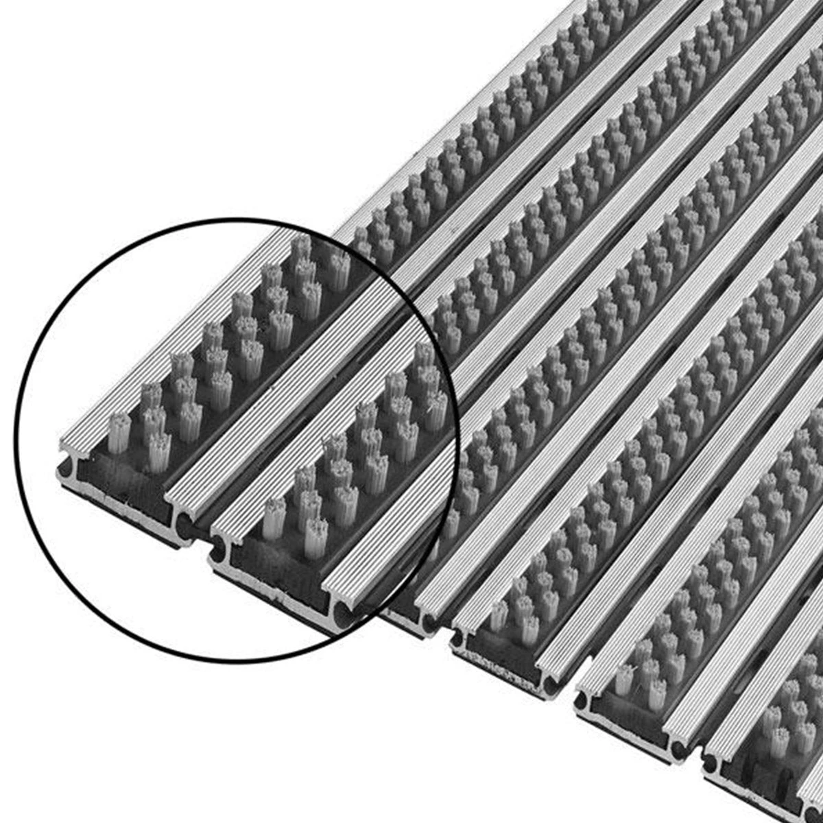 Eingangsmatte Aluflex SR Brush | 15 Mm | Bürsten | UV-beständig 4 Eingangsmatte Aluflex SR Brush | 15 Mm | Bürsten | UV-beständig – Bild 2