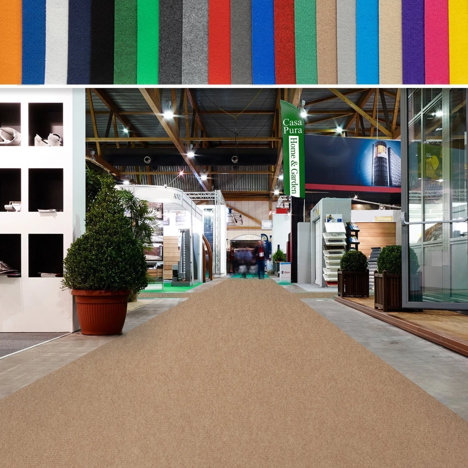 Event- Und Messeteppich Auf Maß | Sintra | Pflegeleichter Gangläufer | Für Messe & Events 21 Event- Und Messeteppich Auf Maß | Sintra | Pflegeleichter Gangläufer | Für Messe & Events – Bild 19